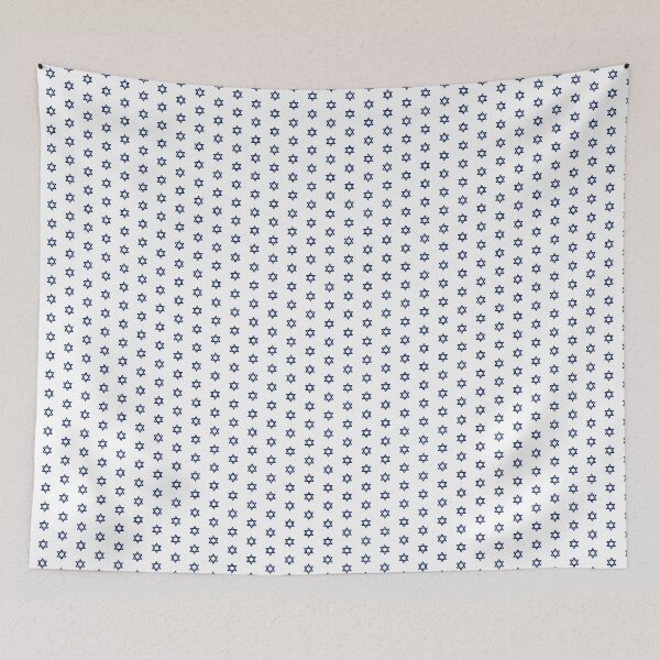 Item preview, Navy Blue Star of David Jewish Symbol designed and sold by pattern-archive.