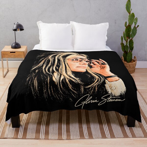 Item preview, Gloria Steinem Portrait Signature designed and sold by gernays.