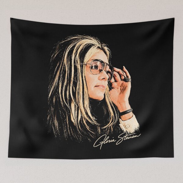 Item preview, Gloria Steinem Portrait Signature designed and sold by gernays.