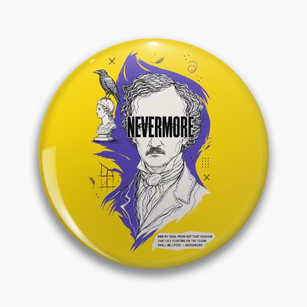 Item preview, Edgar Allan Poe Nevermore Portrait   designed and sold by Cult Archive.
