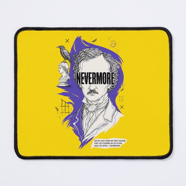 Item preview, Edgar Allan Poe Nevermore Portrait   designed and sold by Cult Archive.