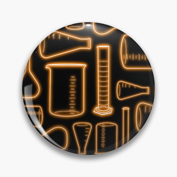 Artikelvorschau, Orangefarbenes Neon-Laborglas entworfen und verkauft von emmacatwheels.