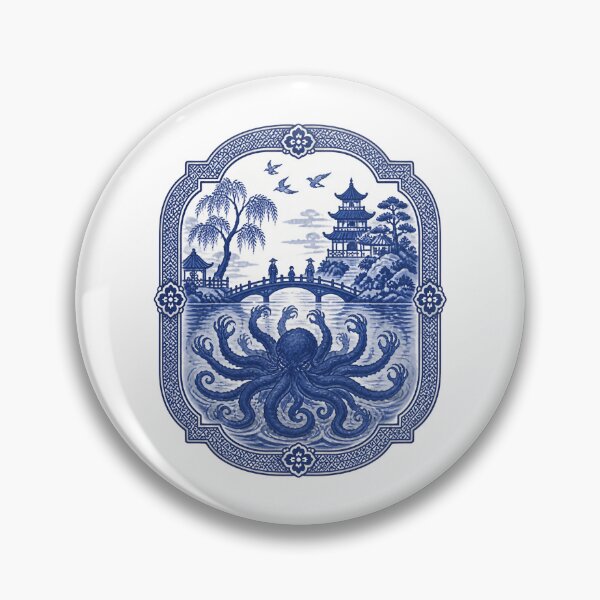 Item preview, Lovecraft Porcelain Garden Meets Deep-Sea Horror designed and sold by Fenay Designs.
