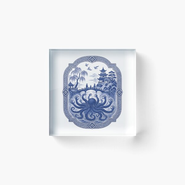 Item preview, Lovecraft Porcelain Garden Meets Deep-Sea Horror designed and sold by Fenay Designs.