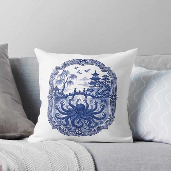 Item preview, Lovecraft Porcelain Garden Meets Deep-Sea Horror designed and sold by Fenay Designs.