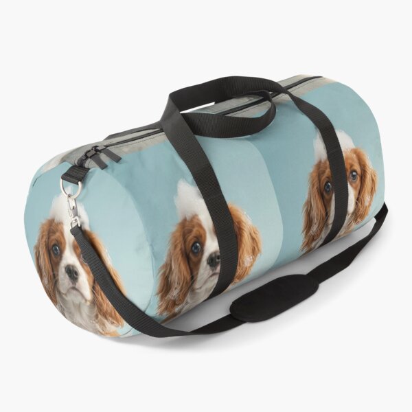 Item preview, Baby Cavalier King Charles Bubble Bath Nursery Bathroom Art designed and sold by LazyOwlStore.