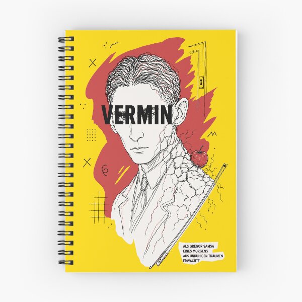 Item preview, Franz Kafka Vermin Literary Portrait designed and sold by Cult Archive.