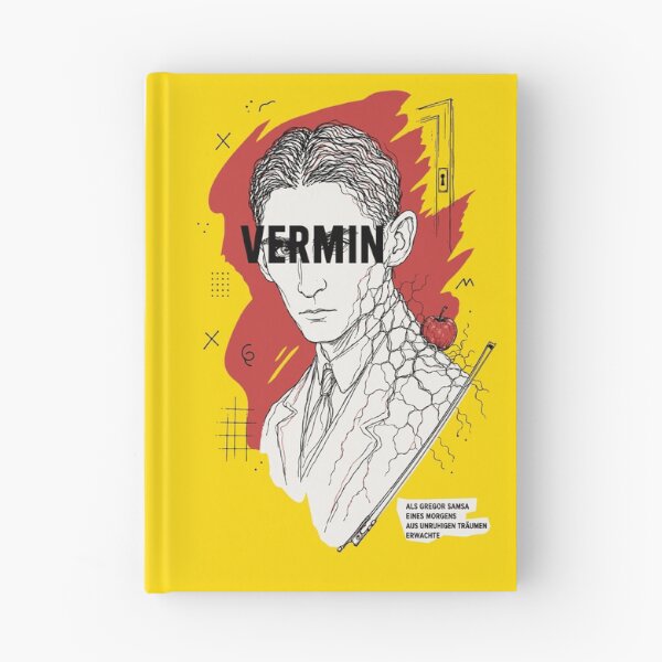 Item preview, Franz Kafka Vermin Literary Portrait designed and sold by Cult Archive.