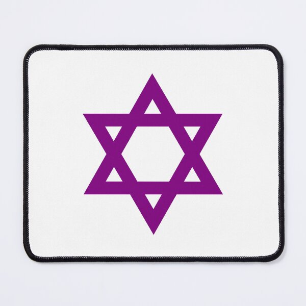 Item preview, Purple Star of David Jewish Symbol designed and sold by pattern-archive.