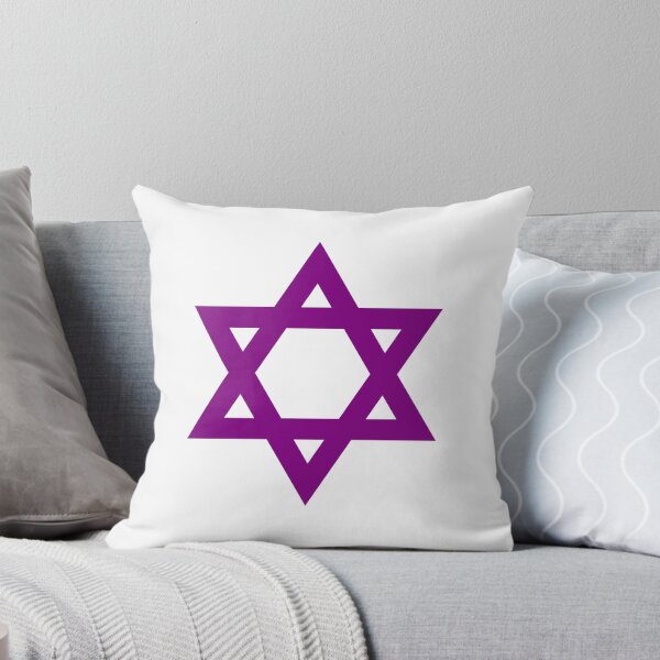 Item preview, Purple Star of David Jewish Symbol designed and sold by pattern-archive.