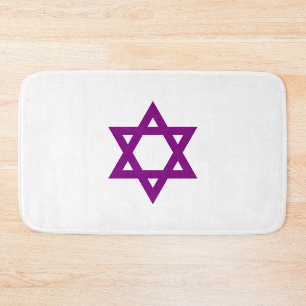 Item preview, Purple Star of David Jewish Symbol designed and sold by pattern-archive.