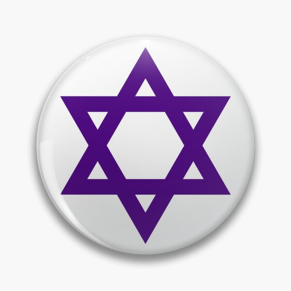 Item preview, Dark Purple Star of David Jewish Symbol designed and sold by pattern-archive.
