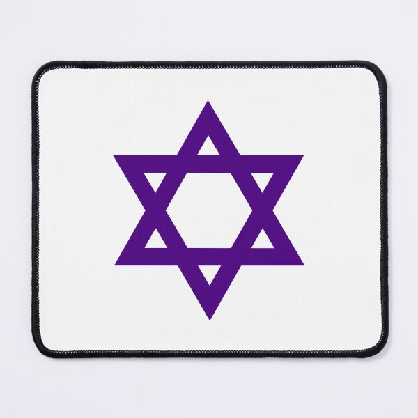 Item preview, Dark Purple Star of David Jewish Symbol designed and sold by pattern-archive.