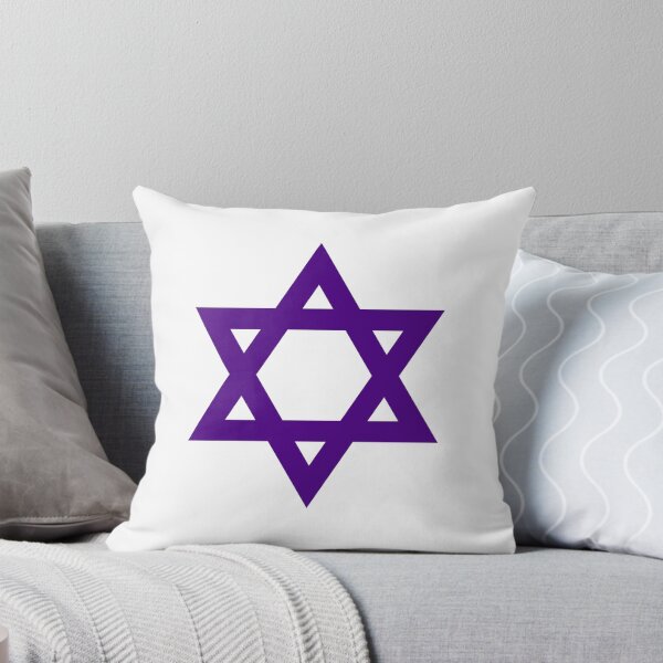 Item preview, Dark Purple Star of David Jewish Symbol designed and sold by pattern-archive.