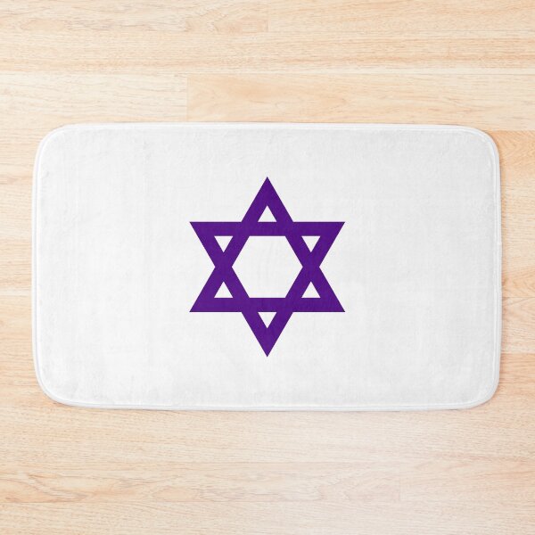 Item preview, Dark Purple Star of David Jewish Symbol designed and sold by pattern-archive.