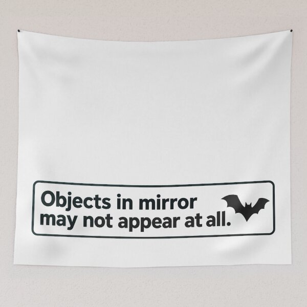 Item preview, BUMPS IN THE ROAD COLLECTION - ⭐ HALLOWEEN EDITION ⭐ - Objects in Mirror May Not Appear designed and sold by WheelieGdArt.