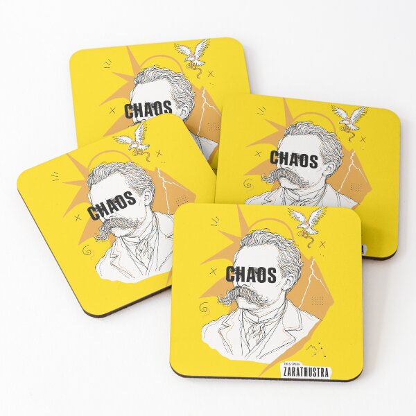 Item preview, Friedrich Nietzsche Chaos Philosophy Portrait designed and sold by Cult Archive.