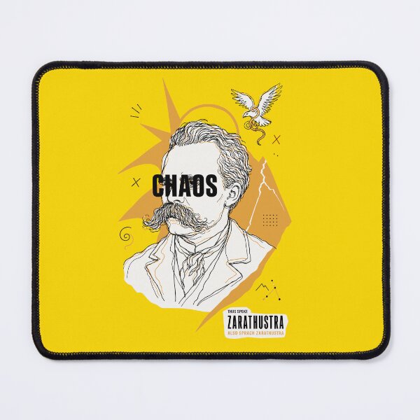 Item preview, Friedrich Nietzsche Chaos Philosophy Portrait designed and sold by Cult Archive.