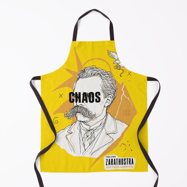 Item preview, Friedrich Nietzsche Chaos Philosophy Portrait designed and sold by Cult Archive.