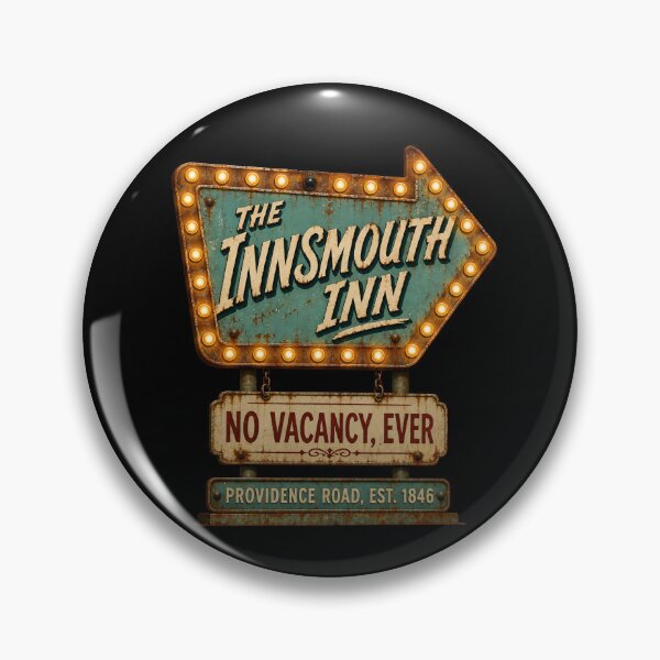 Item preview, Lovecraft Innsmouth Inn No Vacancy Marquee designed and sold by Fenay Designs.