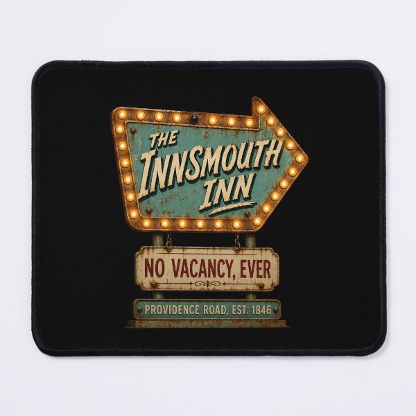 Item preview, Lovecraft Innsmouth Inn No Vacancy Marquee designed and sold by Fenay Designs.