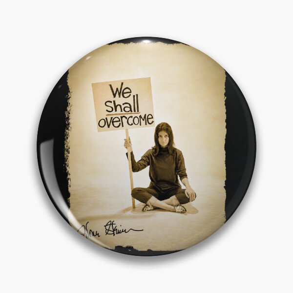 Item preview, Gloria-Steinem We Shall Overcome Vintage designed and sold by gernays.