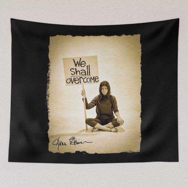 Item preview, Gloria-Steinem We Shall Overcome Vintage designed and sold by gernays.