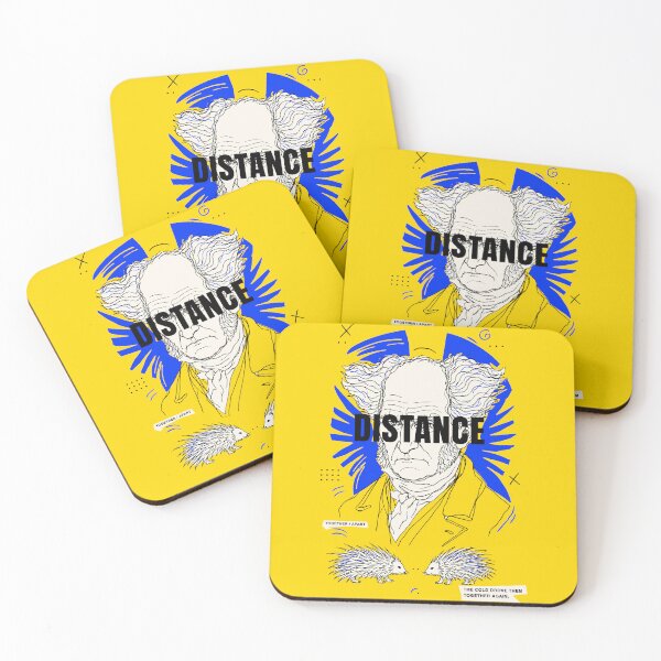 Item preview, Soren Kierkegaard Distance Philosophy Portrait designed and sold by Cult Archive.