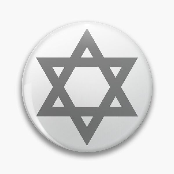 Item preview, Gray Star of David Jewish Symbol designed and sold by pattern-archive.