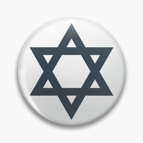 Item preview, Charcoal Star of David Jewish Symbol designed and sold by pattern-archive.