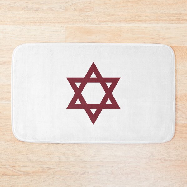 Item preview, Burgundy Star of David Jewish Symbol designed and sold by pattern-archive.