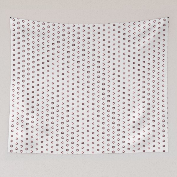 Item preview, Burgundy Star of David Jewish Symbol designed and sold by pattern-archive.