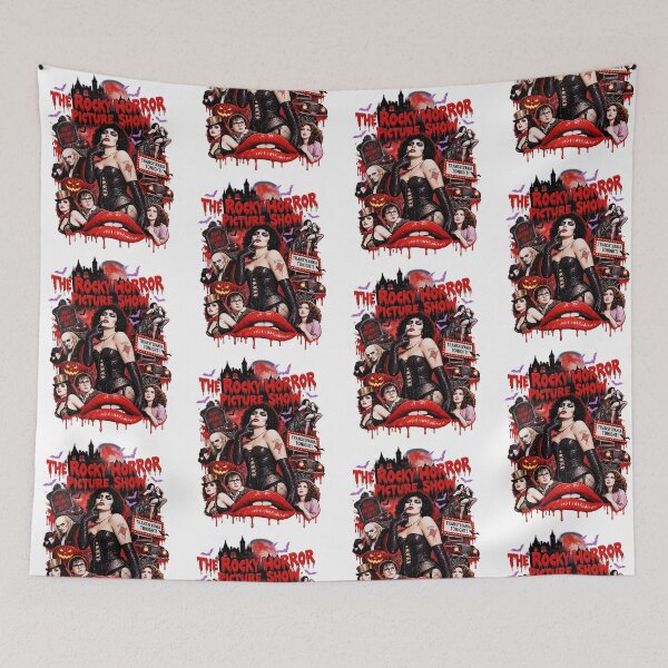 Item preview, The Rocky Horror Picture Show Cast Retro Horror Collage designed and sold by thefirstbroo.