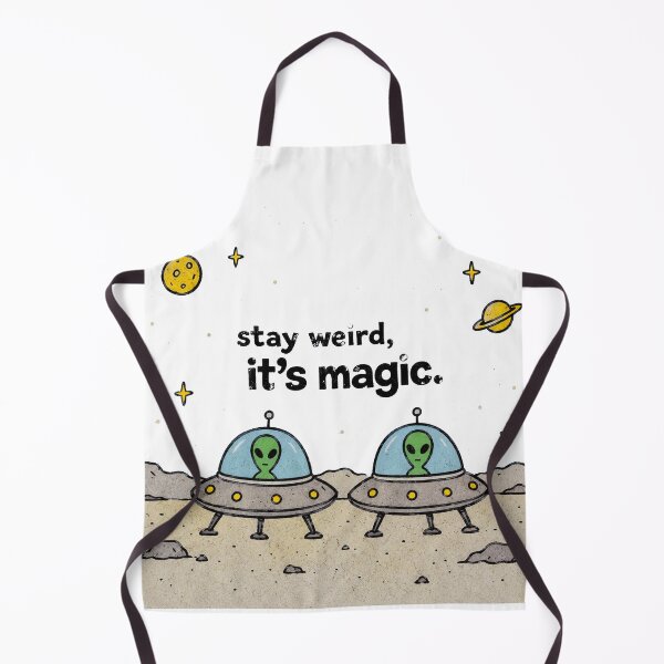 Item preview, Stay Weird Alien UFO Space Quote designed and sold by MonkiFlipp.