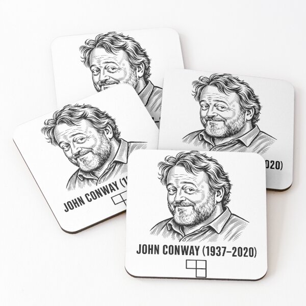 Item preview, John Conway Game of Life Blueprint Engraving designed and sold by Art&Fun.