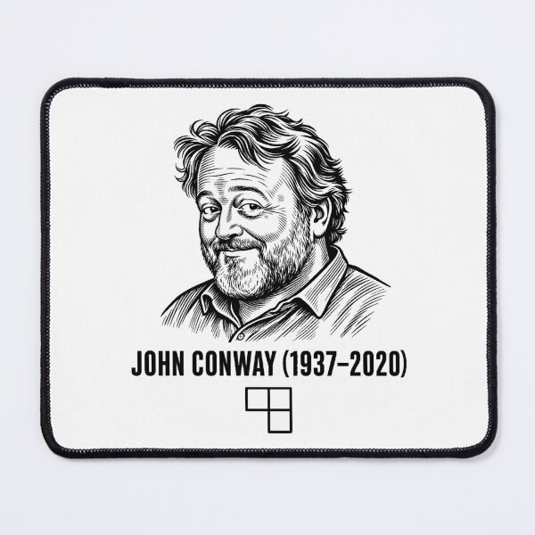 Item preview, John Conway Game of Life Blueprint Engraving designed and sold by Art&Fun.