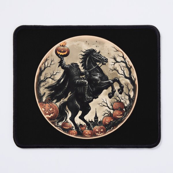 Item preview, Gothic Sleepy Headless Horseman Spooky Pumpkin Halloween  designed and sold by gear-posters.