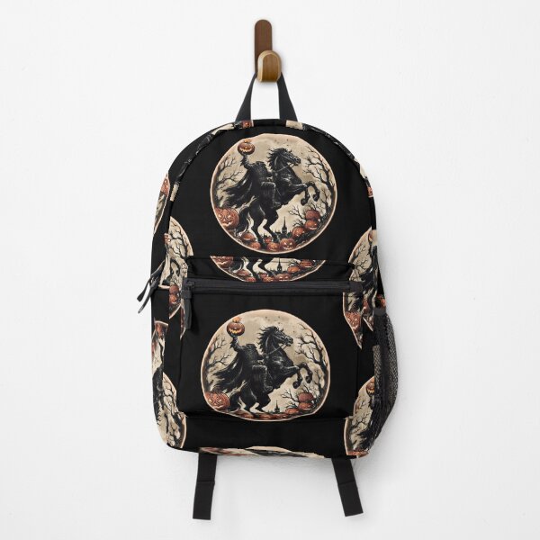 Item preview, Gothic Sleepy Headless Horseman Spooky Pumpkin Halloween designed and sold by gear-posters.