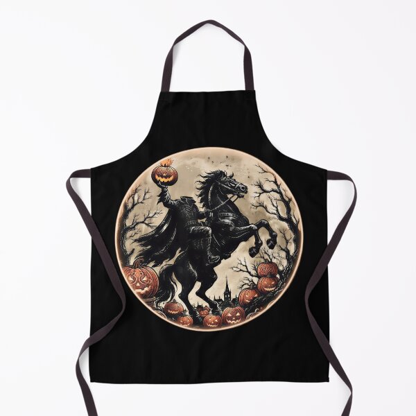 Item preview, Gothic Sleepy Headless Horseman Spooky Pumpkin Halloween designed and sold by gear-posters.