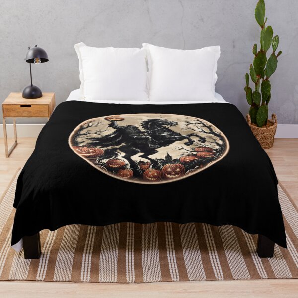 Item preview, Gothic Sleepy Headless Horseman Spooky Pumpkin Halloween  designed and sold by gear-posters.