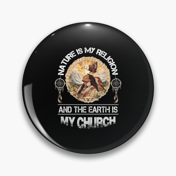Item preview, Nature is My Religion Earth Quote designed and sold by phoebelevine.