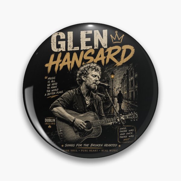 Item preview, Glen Hansard Dublin Ireland – Irish Singer Songwriter designed and sold by SilverLook48.
