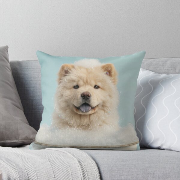 Item preview, Baby Chow Chow Bubble Bath Cute Nursery Bathroom Wall Art designed and sold by LazyOwlStore.