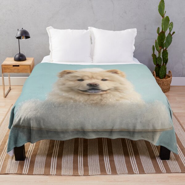 Item preview, Baby Chow Chow Bubble Bath Cute Nursery Bathroom Wall Art designed and sold by LazyOwlStore.