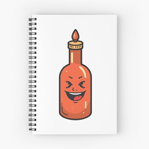 Item preview, Cute Cartoon Hot Sauce Graphic designed and sold by RareVisuals.