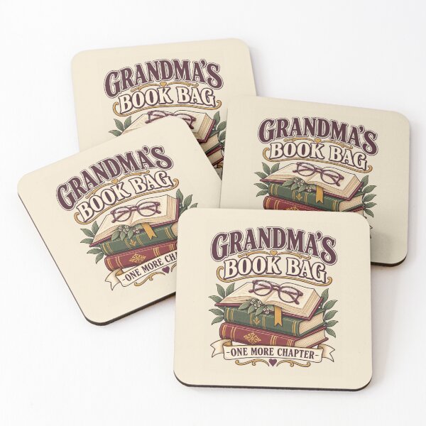 Item preview, Grandma Book Lover Gift – Grandma’s Book Bag Reading Tote Design designed and sold by astersgraphics.