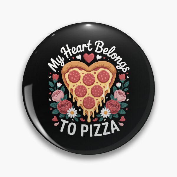 Item preview, MY HEART BELONGS TO PIZZA designed and sold by jkrphoto.