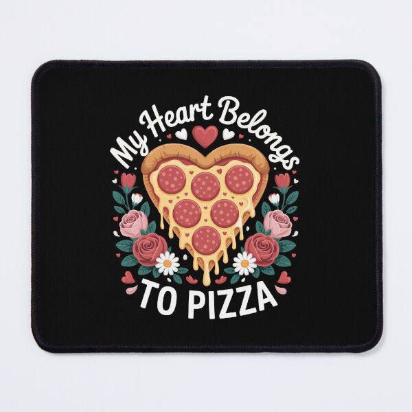 Item preview, MY HEART BELONGS TO PIZZA designed and sold by jkrphoto.