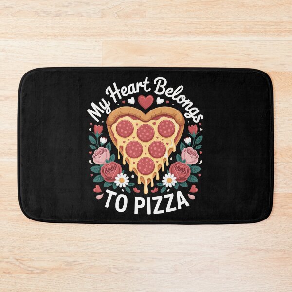 Item preview, MY HEART BELONGS TO PIZZA designed and sold by jkrphoto.
