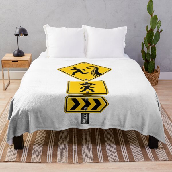Item preview, Lovecraft Innsmouth Crossing Tentacle Warning Signs designed and sold by Fenay Designs.
